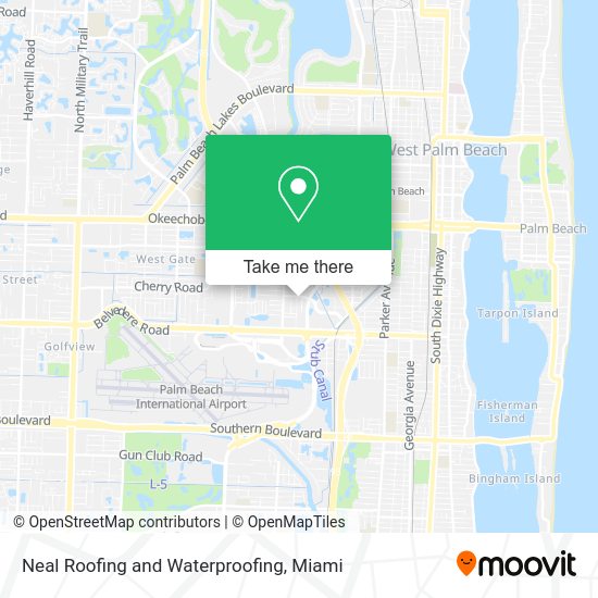 Neal Roofing and Waterproofing map