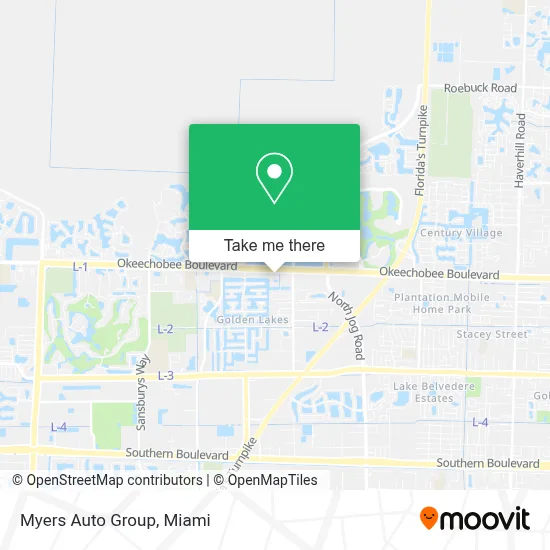 Myers Auto Group map