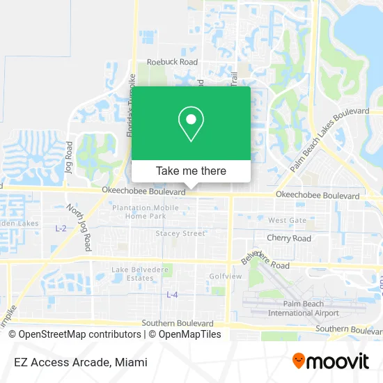 EZ Access Arcade map
