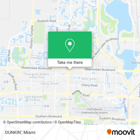 DUNKIN' map