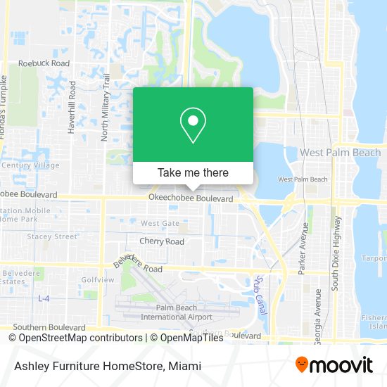 Mapa de Ashley Furniture HomeStore