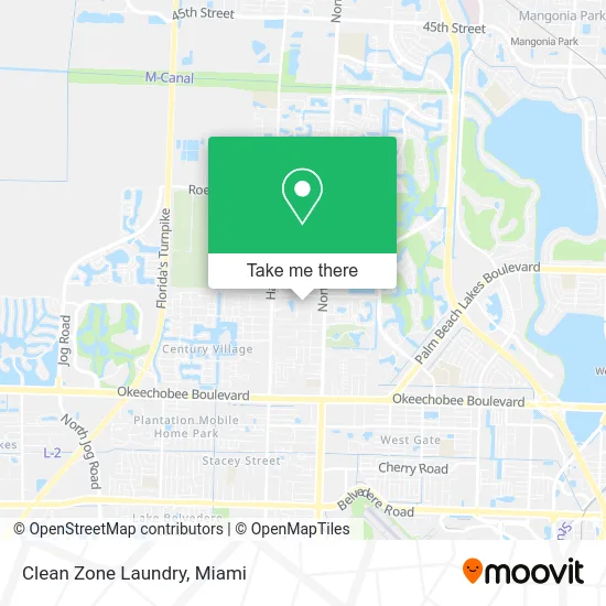 Clean Zone Laundry map