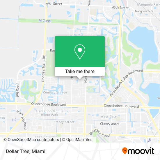 Mapa de Dollar Tree