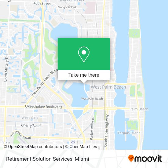 Mapa de Retirement Solution Services