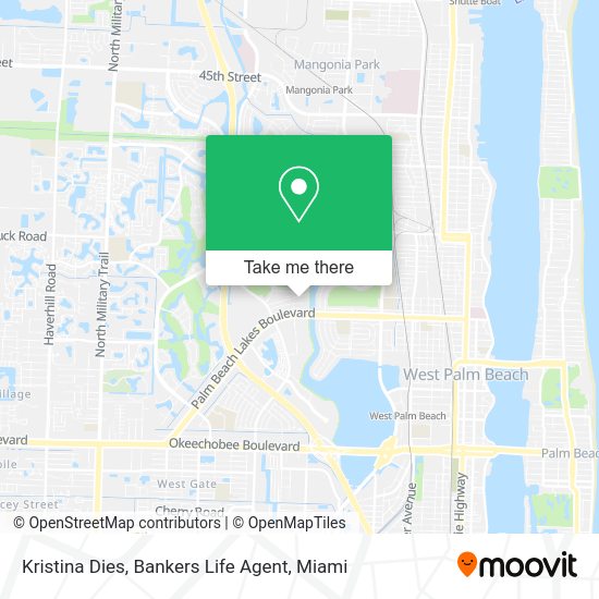 Mapa de Kristina Dies, Bankers Life Agent