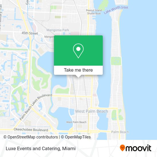 Luxe Events and Catering map