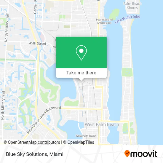 Blue Sky Solutions map