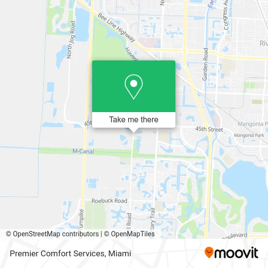 Premier Comfort Services map