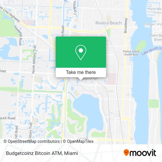 Budgetcoinz Bitcoin ATM map