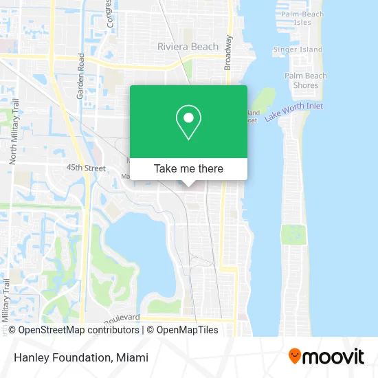 Hanley Foundation map