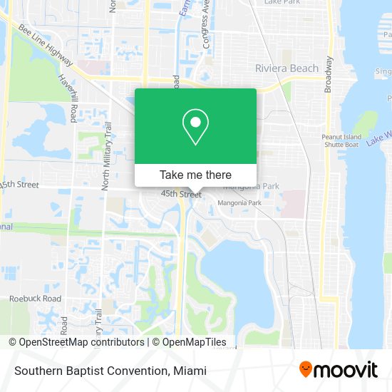 Southern Baptist Convention map