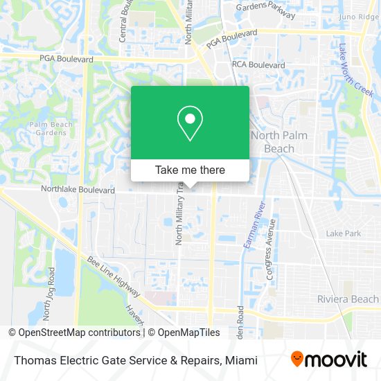 Thomas Electric Gate Service & Repairs map