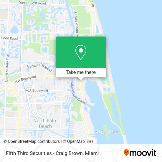 Fifth Third Securities - Craig Brown map