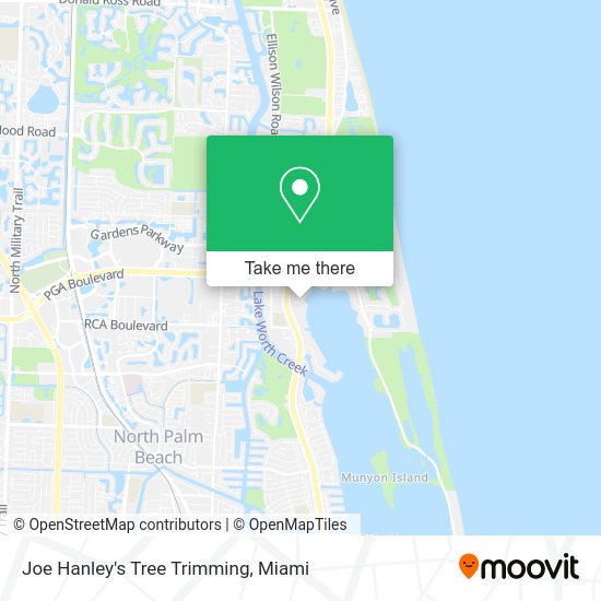 Mapa de Joe Hanley's Tree Trimming