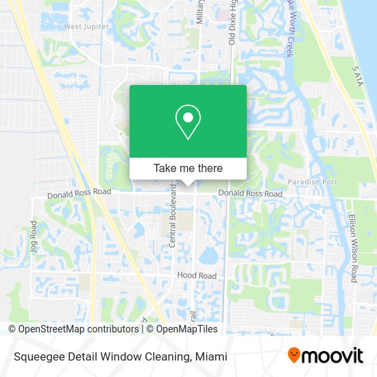 Mapa de Squeegee Detail Window Cleaning