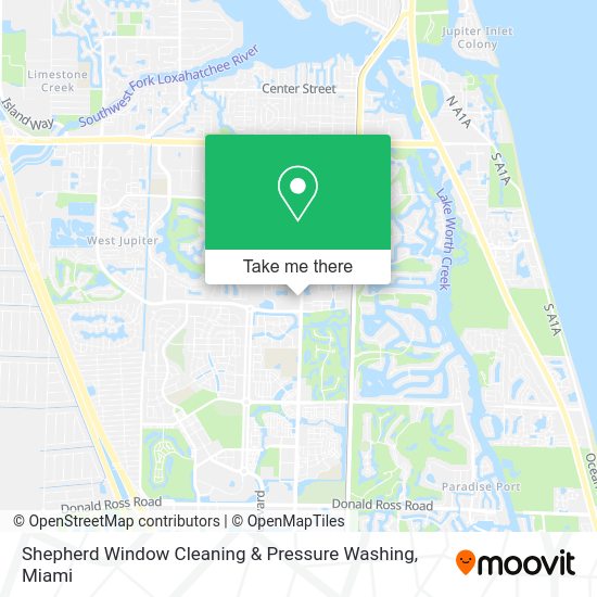 Shepherd Window Cleaning & Pressure Washing map