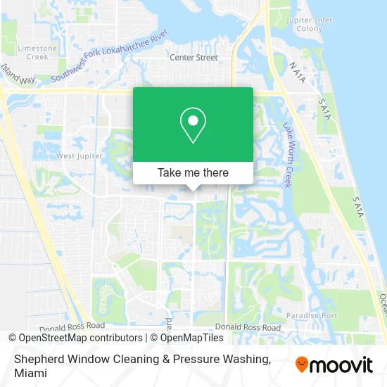 Shepherd Window Cleaning & Pressure Washing map