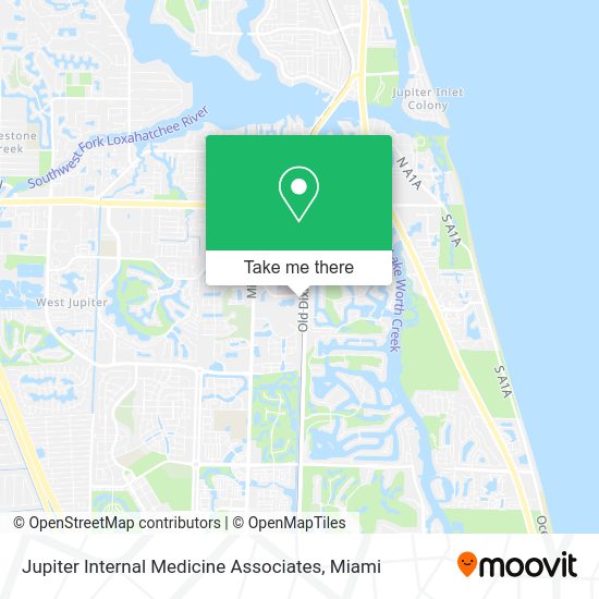 Jupiter Internal Medicine Associates map