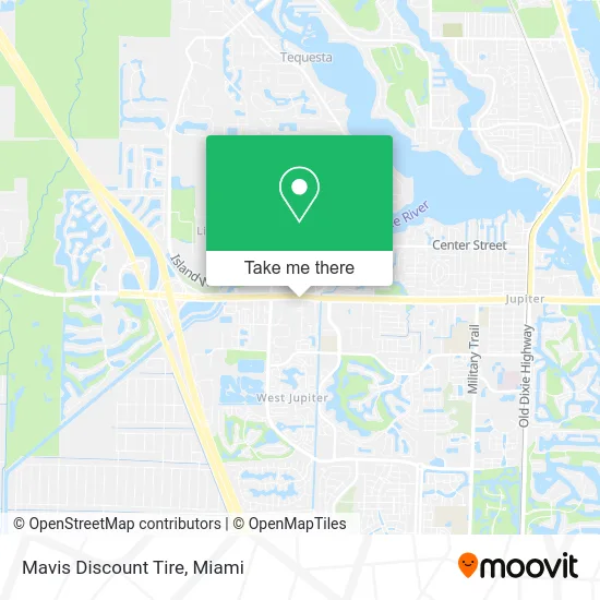 Mapa de Mavis Discount Tire
