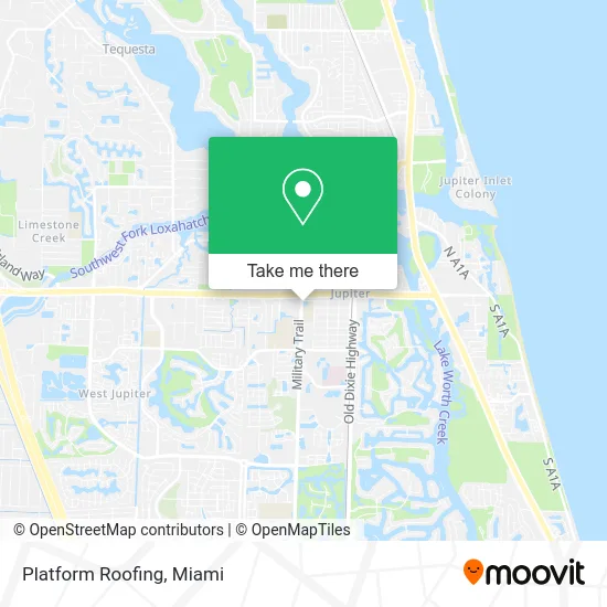 Platform Roofing map