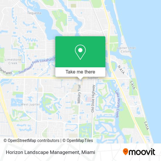 Horizon Landscape Management map