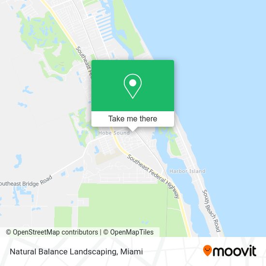 Natural Balance Landscaping map
