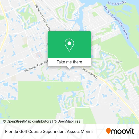 Florida Golf Course Superindent Assoc map