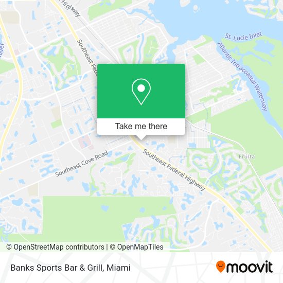 Banks Sports Bar & Grill map