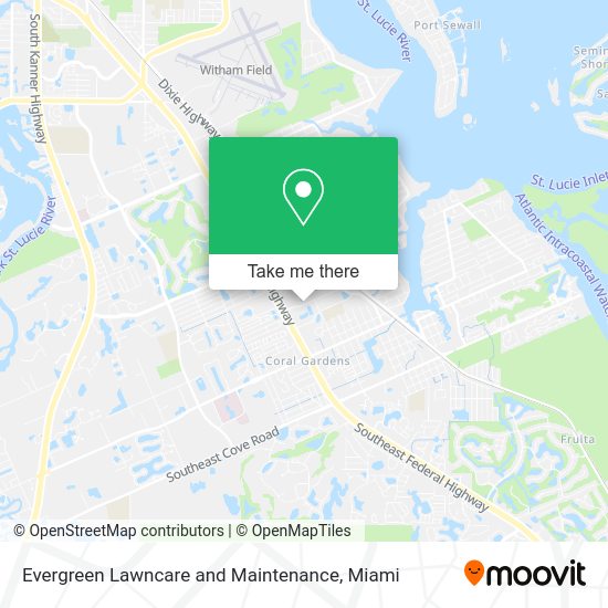 Mapa de Evergreen Lawncare and Maintenance