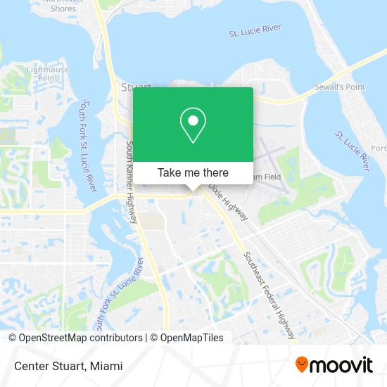 Center Stuart map