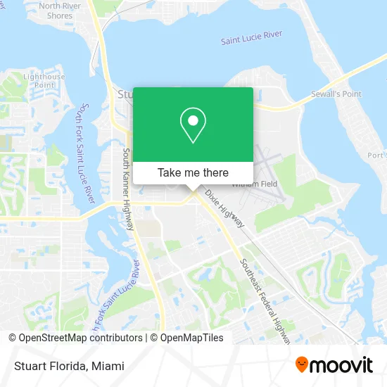 Stuart Florida map