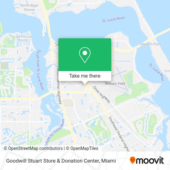 Mapa de Goodwill Stuart Store & Donation Center
