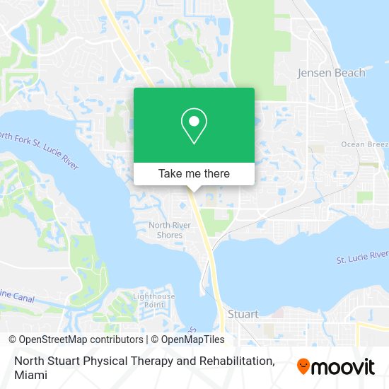 North Stuart Physical Therapy and Rehabilitation map