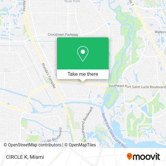 CIRCLE K map
