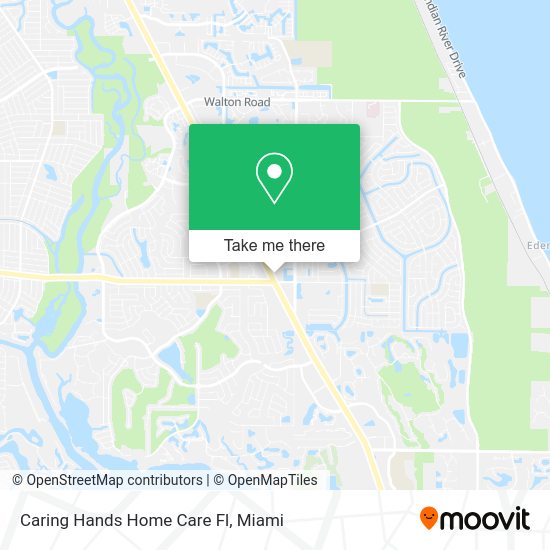 Caring Hands Home Care Fl map