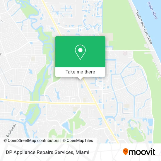 DP Appliance Repairs Services map
