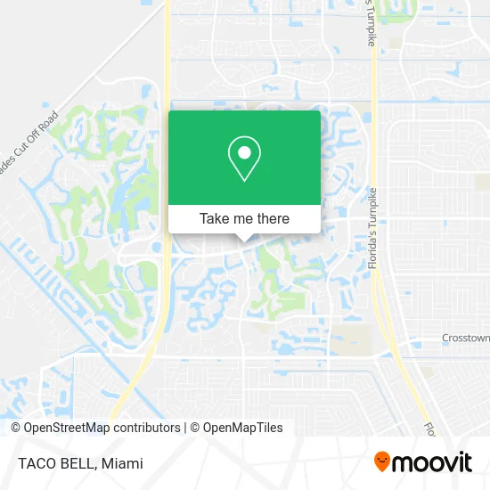 TACO BELL map