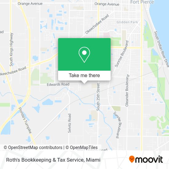 Mapa de Roth's Bookkeeping & Tax Service