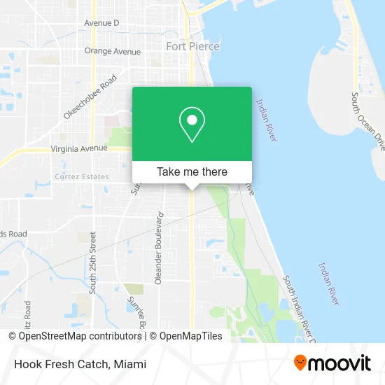 Mapa de Hook Fresh Catch