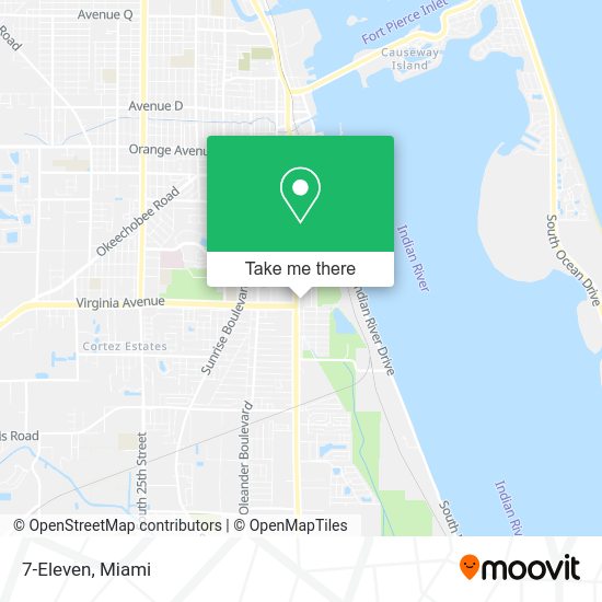 Mapa de 7-Eleven
