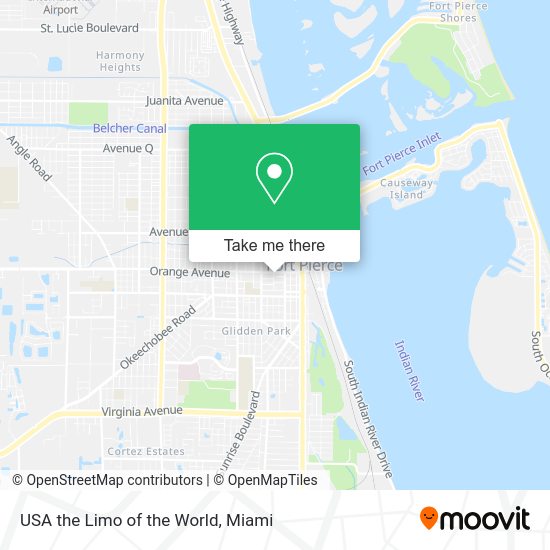 Mapa de USA the Limo of the World