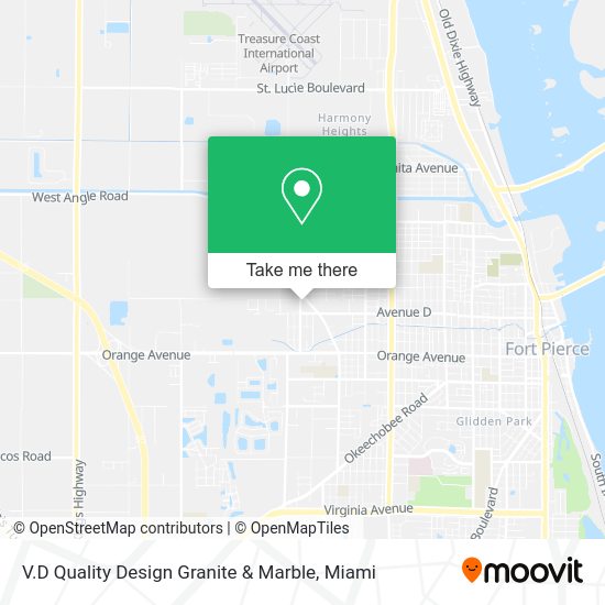 V.D Quality Design Granite & Marble map