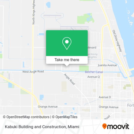 Kabuki Building and Construction map