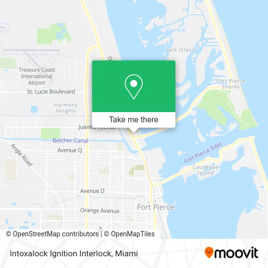 Intoxalock Ignition Interlock map