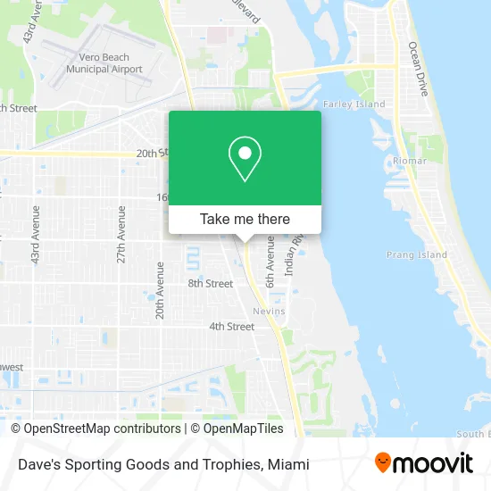 Dave's Sporting Goods and Trophies map