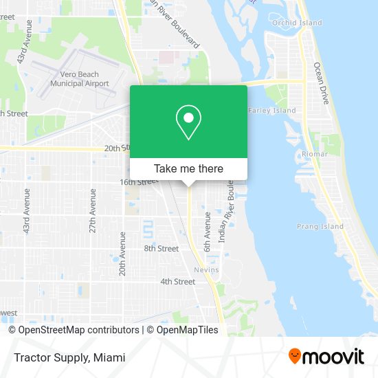 Mapa de Tractor Supply