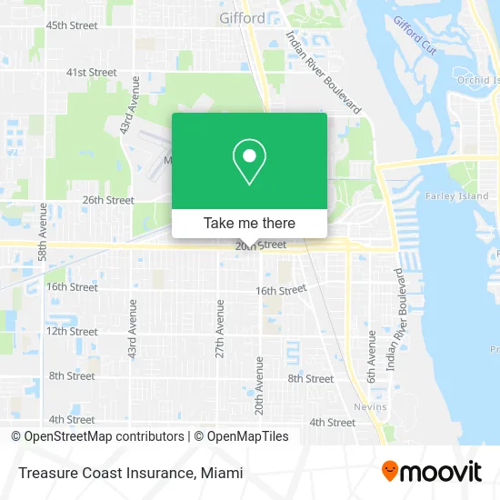 Treasure Coast Insurance map