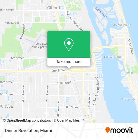 Dinner Revolution map