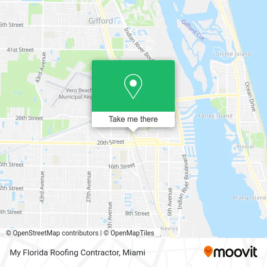 Mapa de My Florida Roofing Contractor