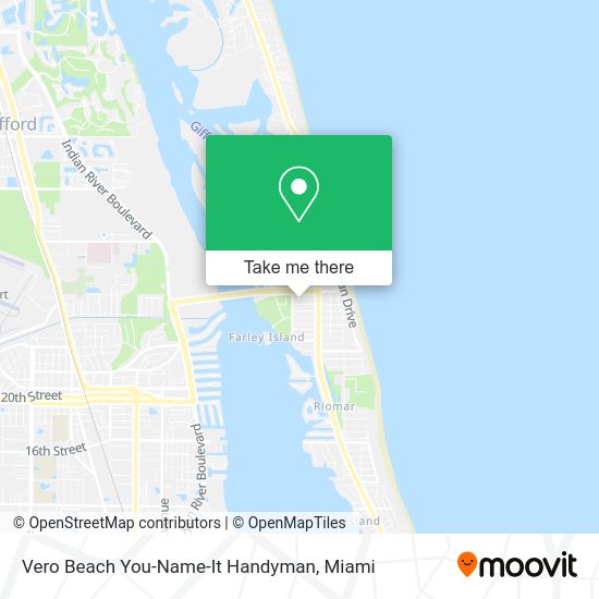 Vero Beach You-Name-It Handyman map